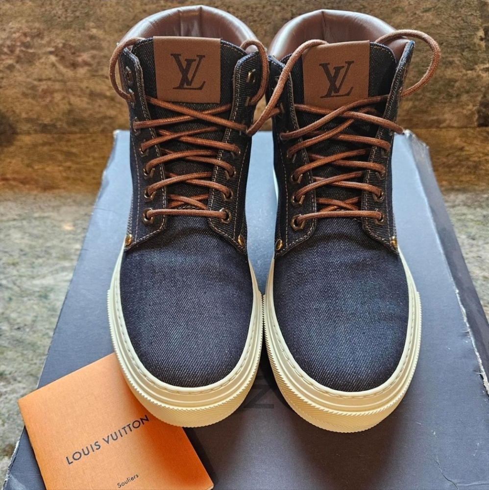 Louis Vuitton Goncourt Ankle Boot Size US Men 7.5 New, Never Worn